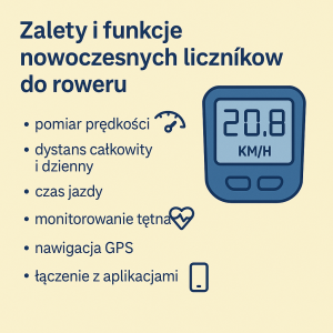 6 super funkcji – Licznik w rowerze elektrycznym
