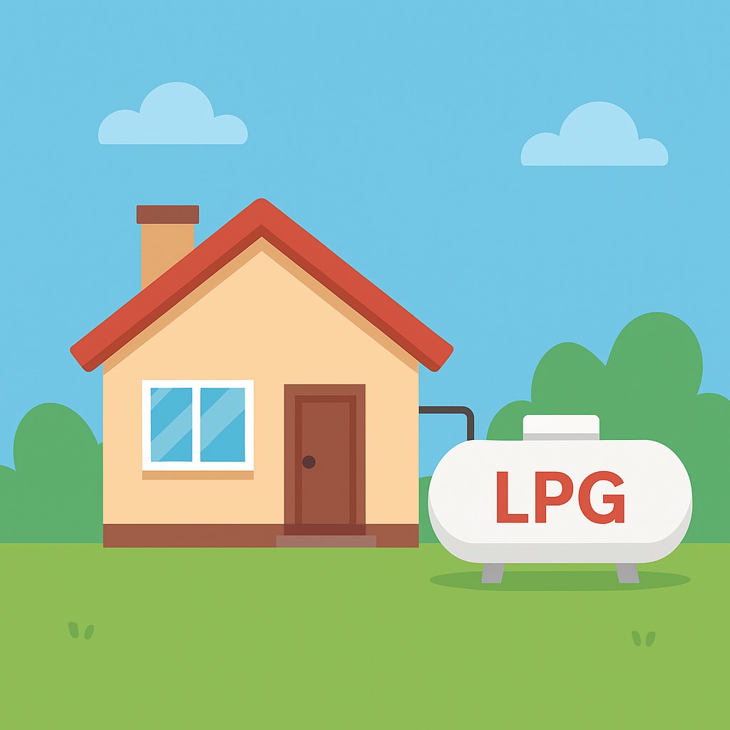 Ogrzewanie Domu gazem LPG