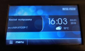 Modulacja mocy sterownik EcoMAX – histereza