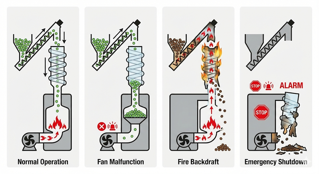Alarm: Przekroczona Temperatura Podajnika. Czy Twój kocioł jest bezpieczny?