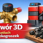 Zawór trójdrogowy (3D) w instalacjach z kotłami na ekogroszek – kiedy go stosować i jakie daje korzy...