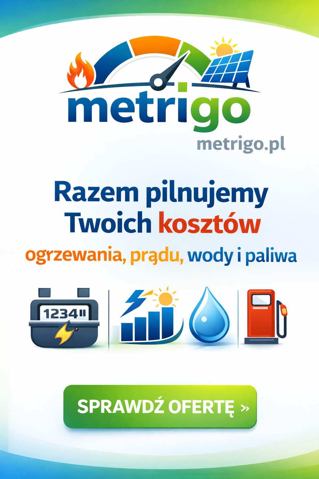Metrigo - Zarządzaj energią z nam - logi